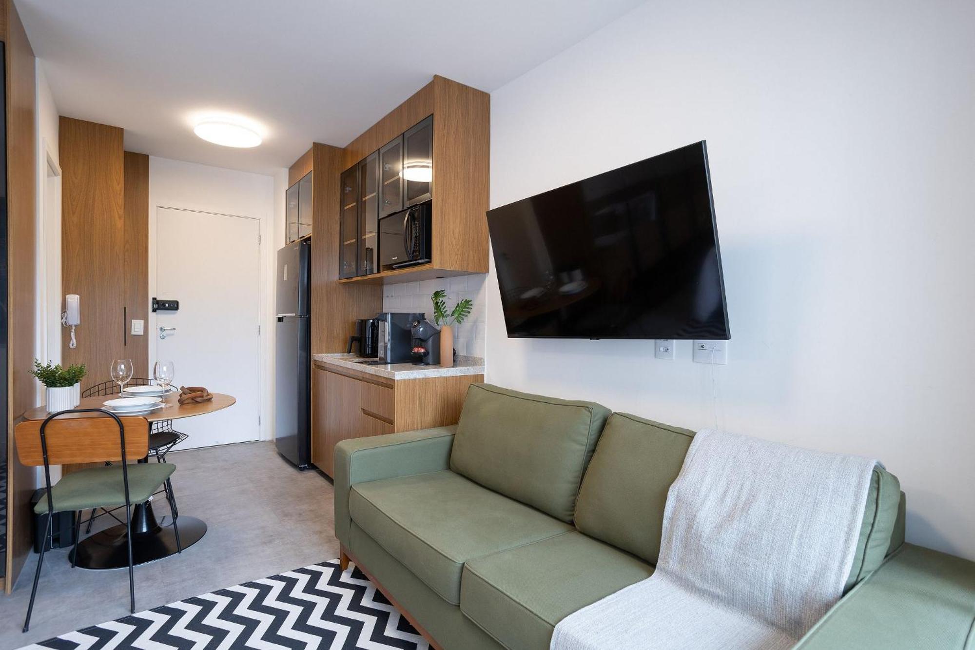 Calixt Pinheiros Apartment เซาเปาโล ภายนอก รูปภาพ