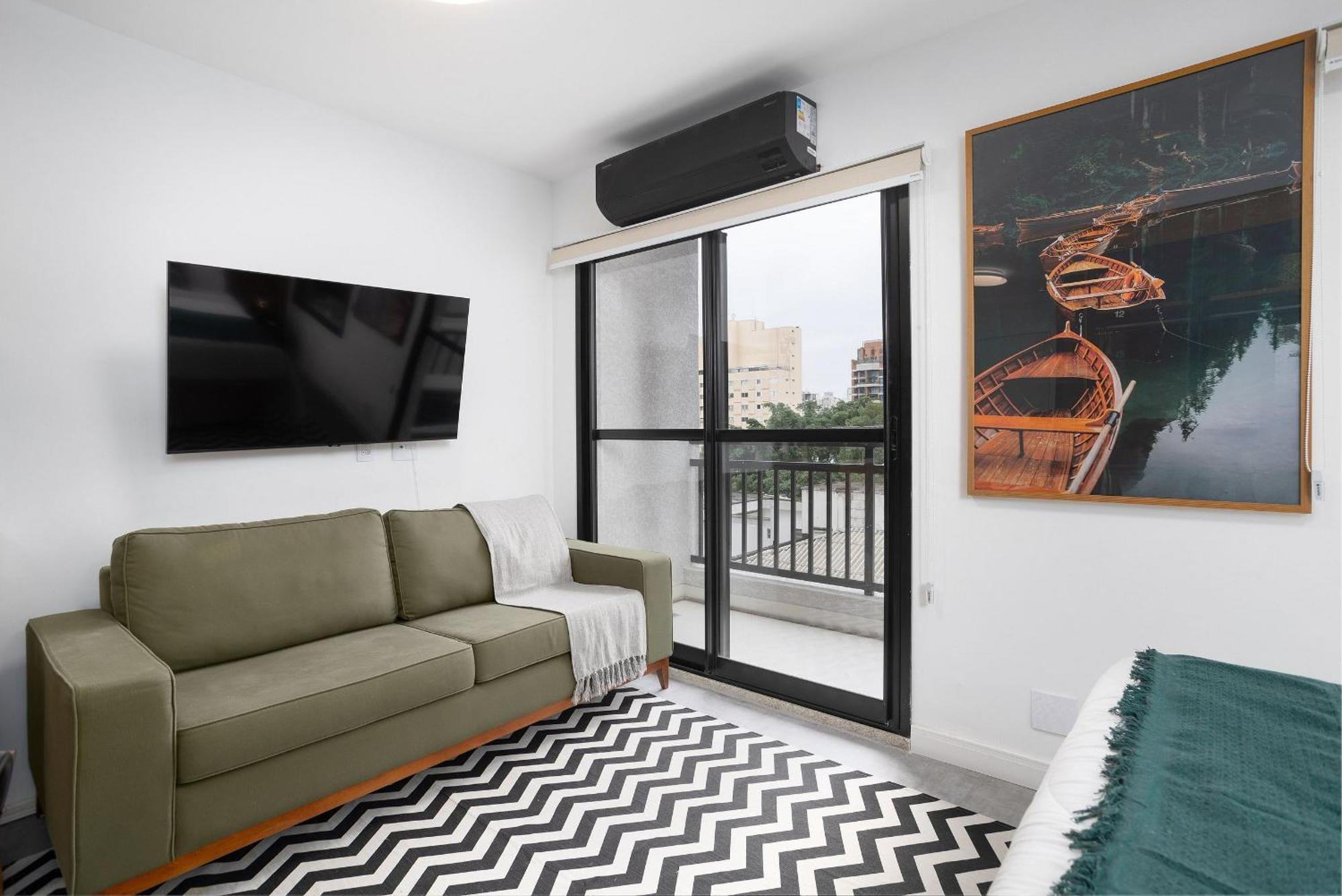 Calixt Pinheiros Apartment เซาเปาโล ภายนอก รูปภาพ