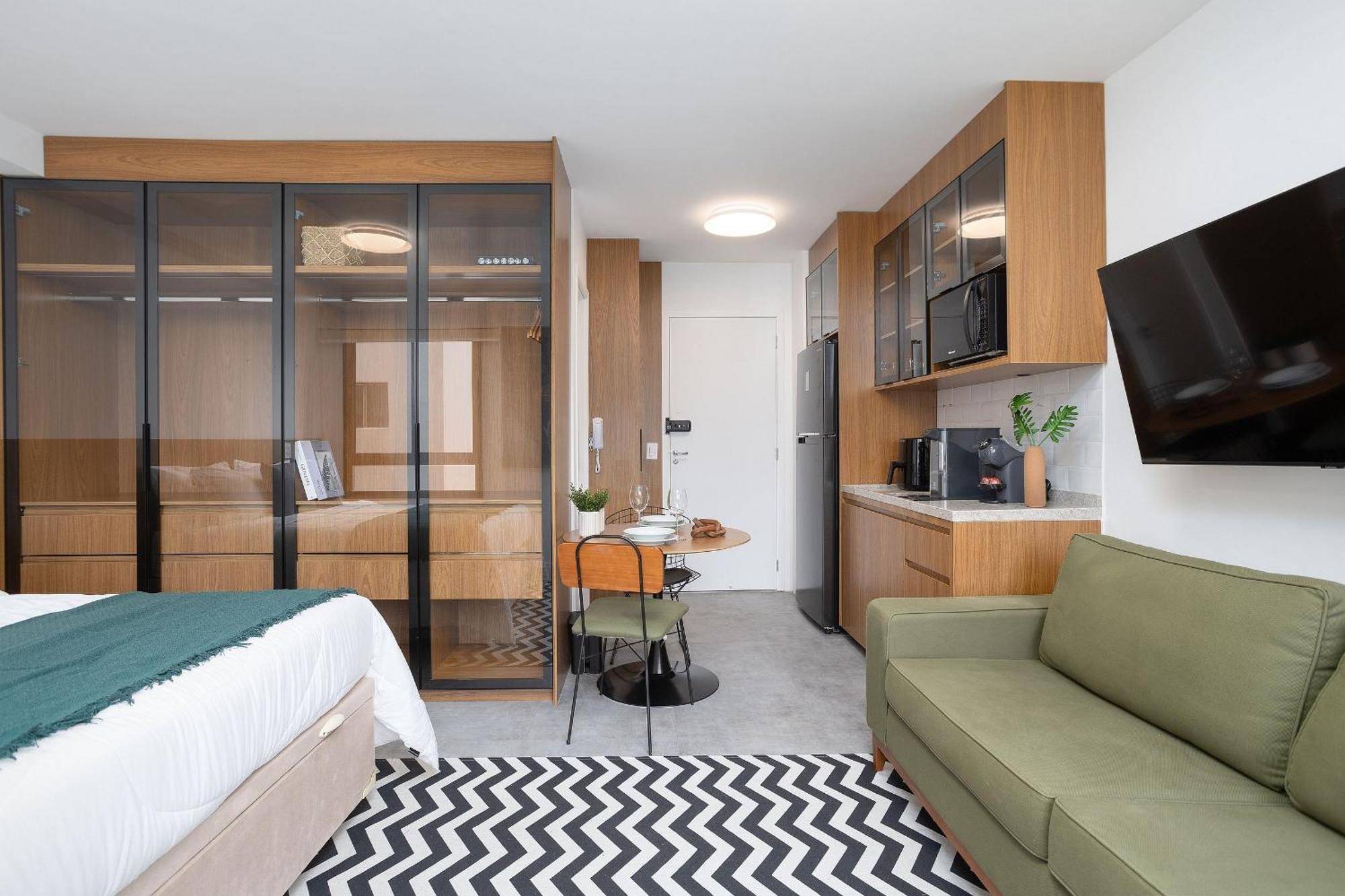 Calixt Pinheiros Apartment เซาเปาโล ภายนอก รูปภาพ