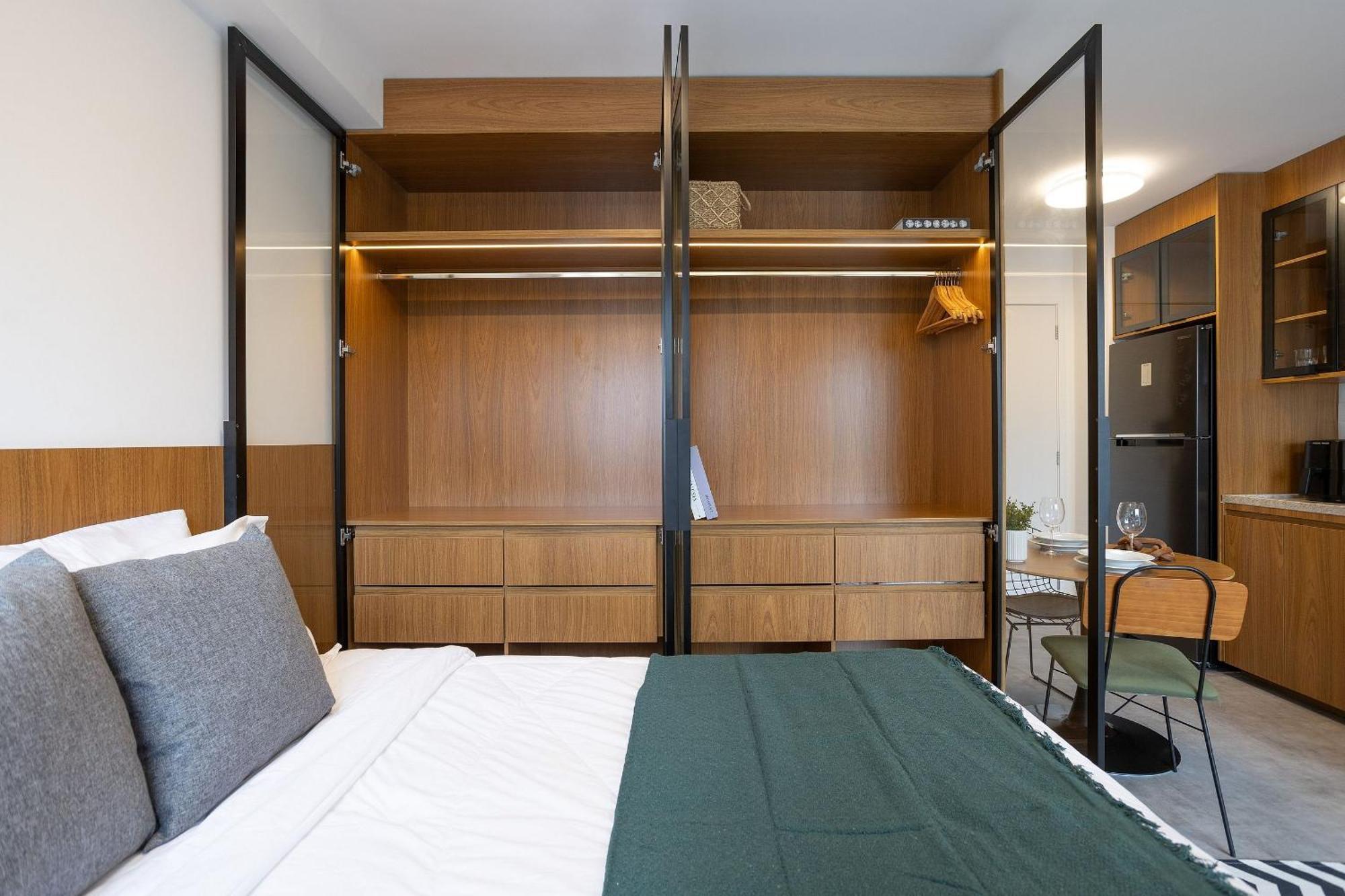 Calixt Pinheiros Apartment เซาเปาโล ภายนอก รูปภาพ