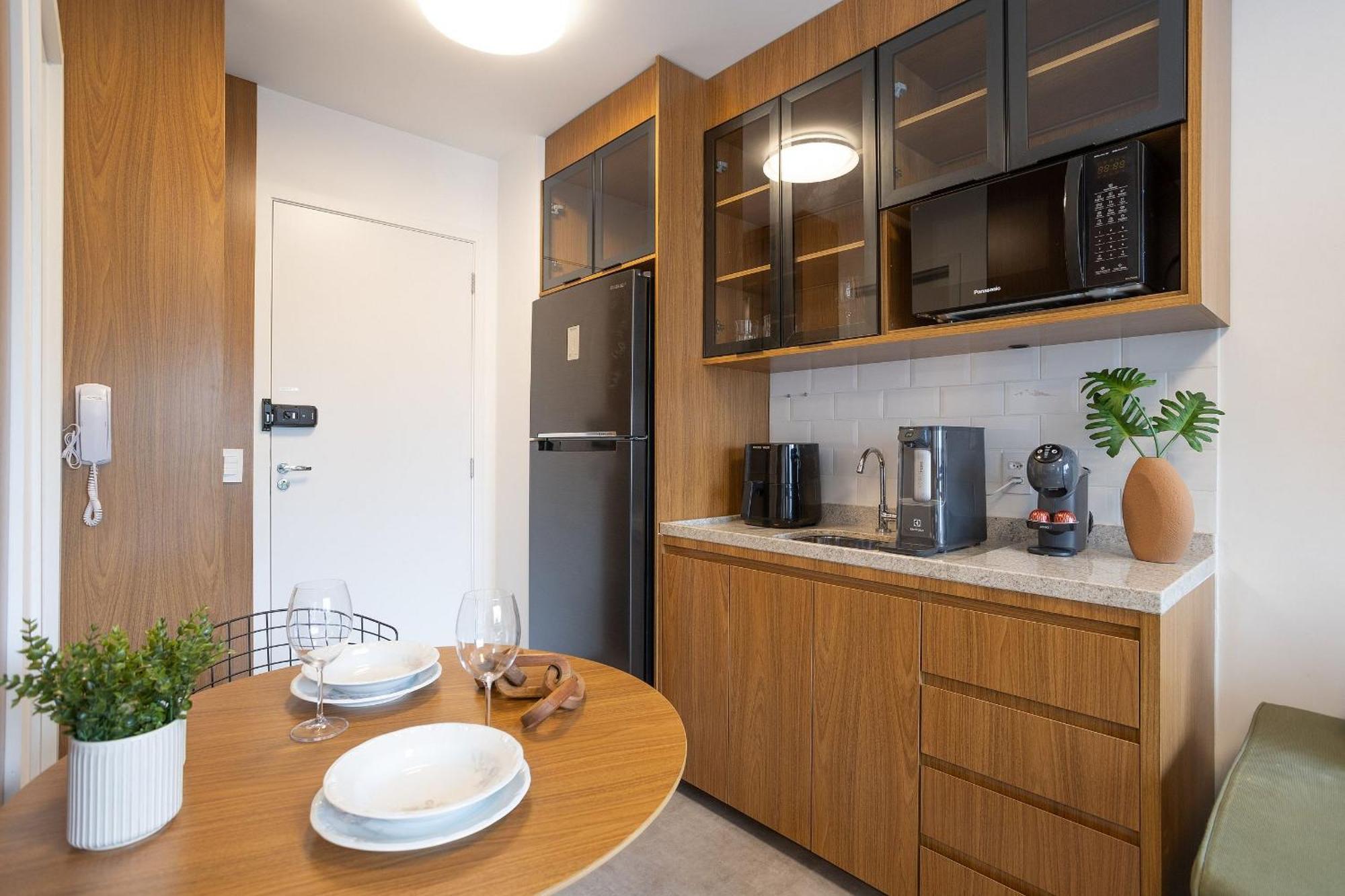 Calixt Pinheiros Apartment เซาเปาโล ภายนอก รูปภาพ